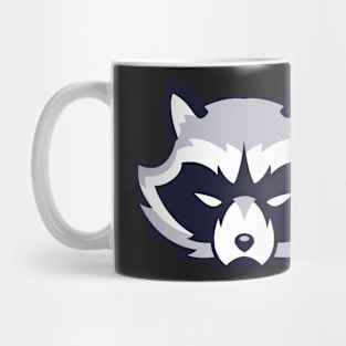 Funny Angry Raccoon Mug